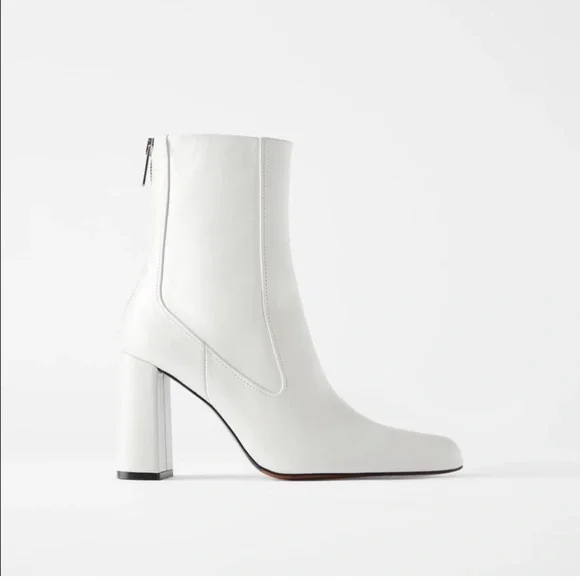 Zara block heel boots - Picture 2 of 8